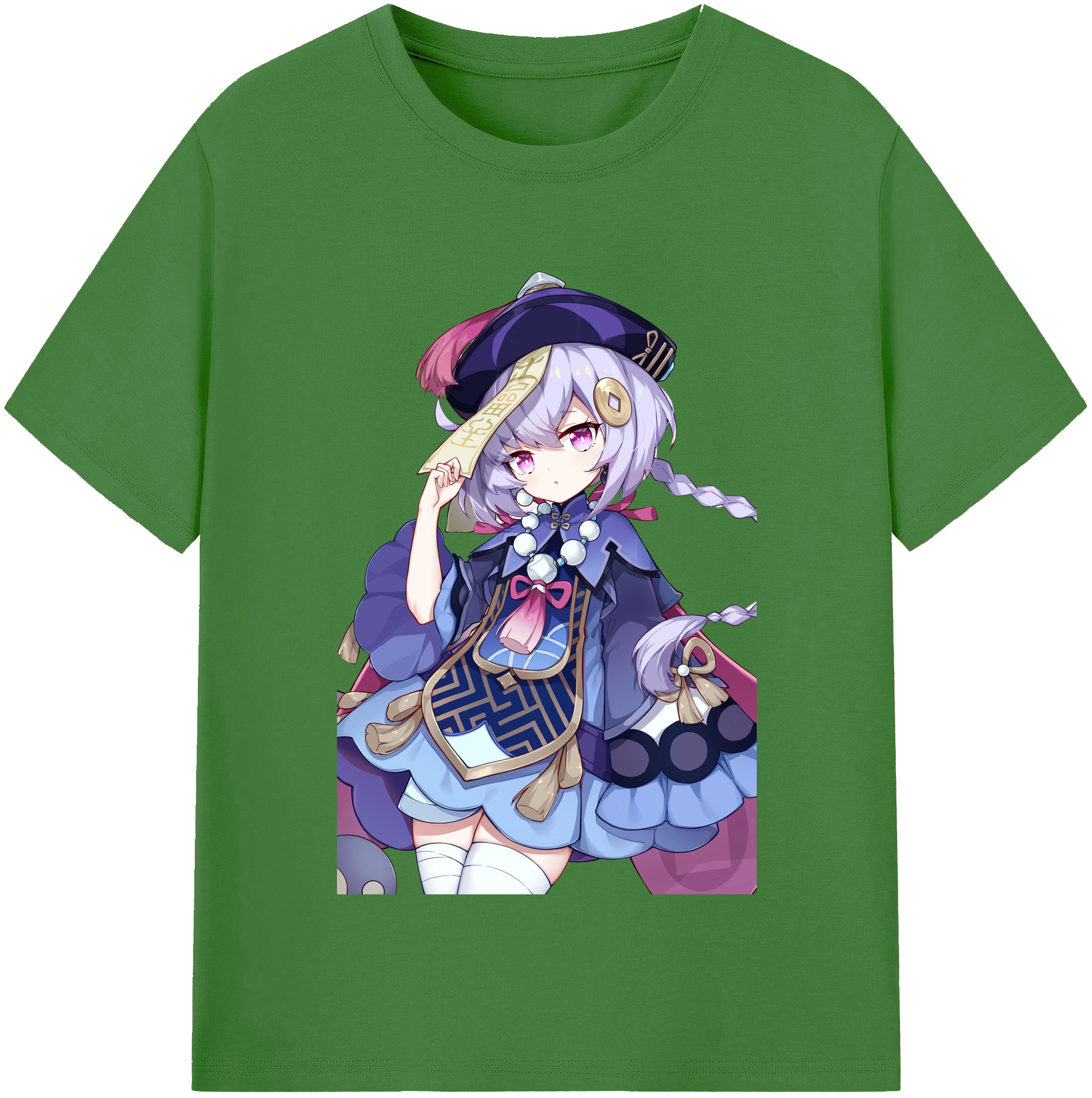 げんし神 七七 なな  genshin Nana レディースカジュアルプリントTシャツ（綿100％）